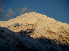 42 Sunrise On Mountain Close Up Southwest Of Sughet Jangal K2 North Face China Base Camp
